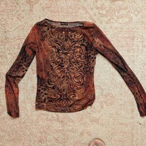 Wet Seal y2k mesh top